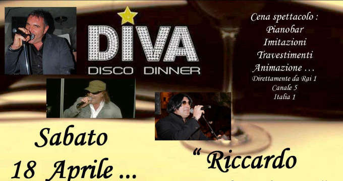 Cena spettacolo con Riccardo The Voice...